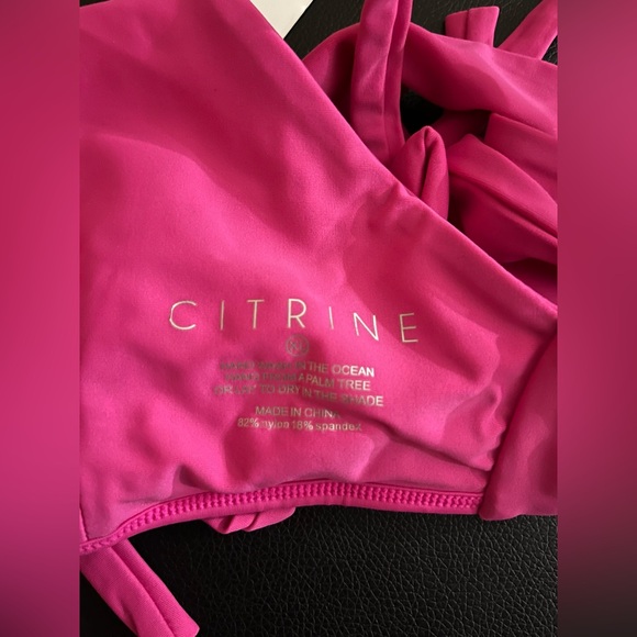 Citrine Swim top hot pink size XL - Picture 3 of 3